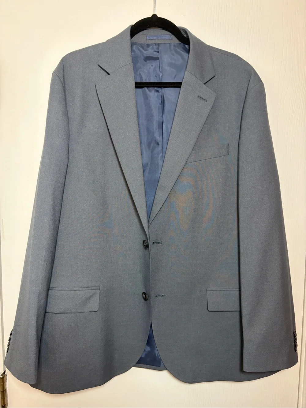 Topman Men's Light Gray Two-Button Blazer